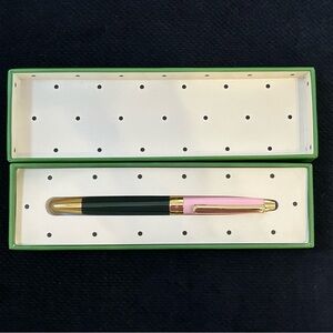 Kate Spade Pink and Navy Colorblock Ballpoint Pen NWOT